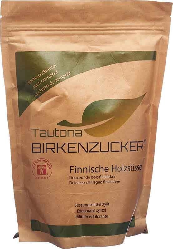Tautona betulla zucchero/xilitolo sacchetto di ricarica 1 kg