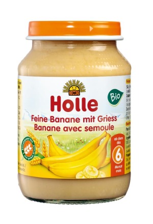 Holle Mela e Banana con Farro 190g