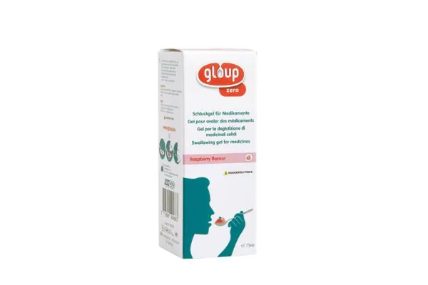 Gloup sip gel per farmaci Zero al gusto di lampone Tb 75ml