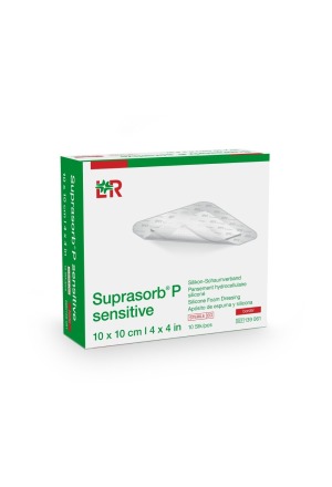 Suprasorb P bordo sensibile 10x10cm 10 pezzi