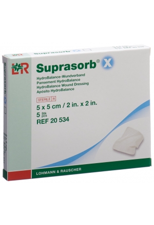Medicazione Suprasorb® X HydroBalance 5x5cm st 5 pezzi