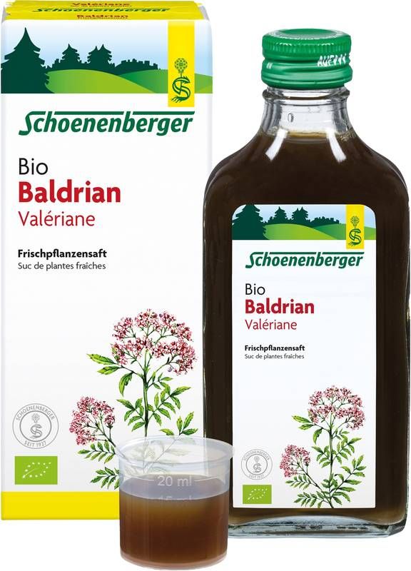Schoenenberger Valeriana Succo Vegetale Fresco Biologico Fl 200ml
