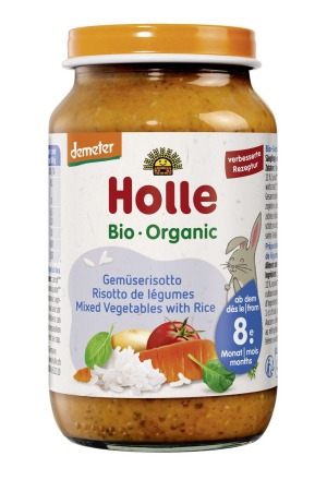 Barattolo per risotto alle verdure Holle 220g