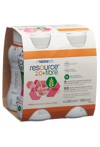 Resource 2.0 Fibre Fragola 4 x 200ml