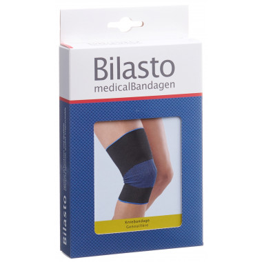 Ginocchiera Bilasto L nero/blu