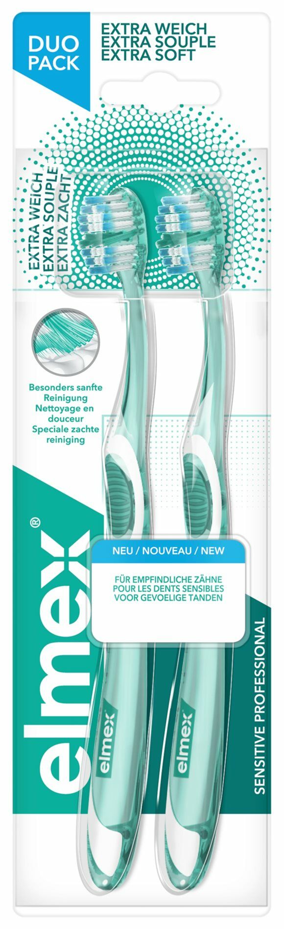 ELMEX SENSITIVE PROF Spazzolino Duo 2 pezzi