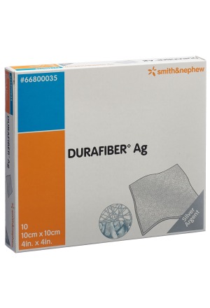 DURAFIBER AG Wundauflage 10x10cm steril 10 Stück