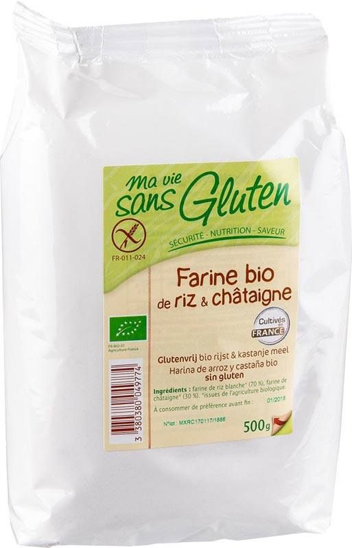MA VIE S GLUT Farina di riso e castagne 500g