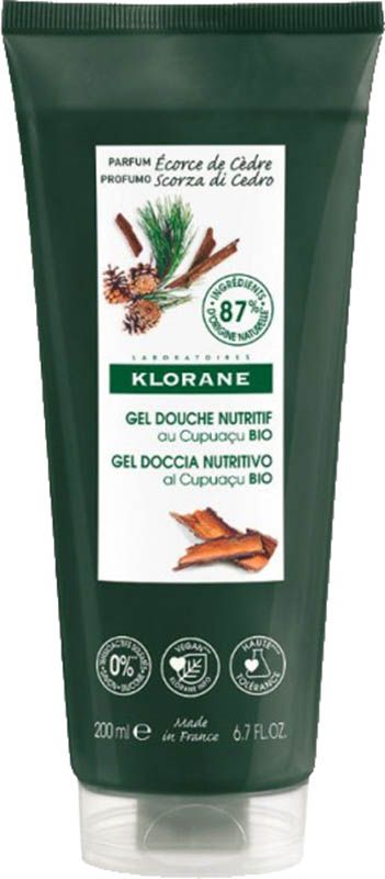 Klorane Gel doccia alla corteccia di cedro 200ml