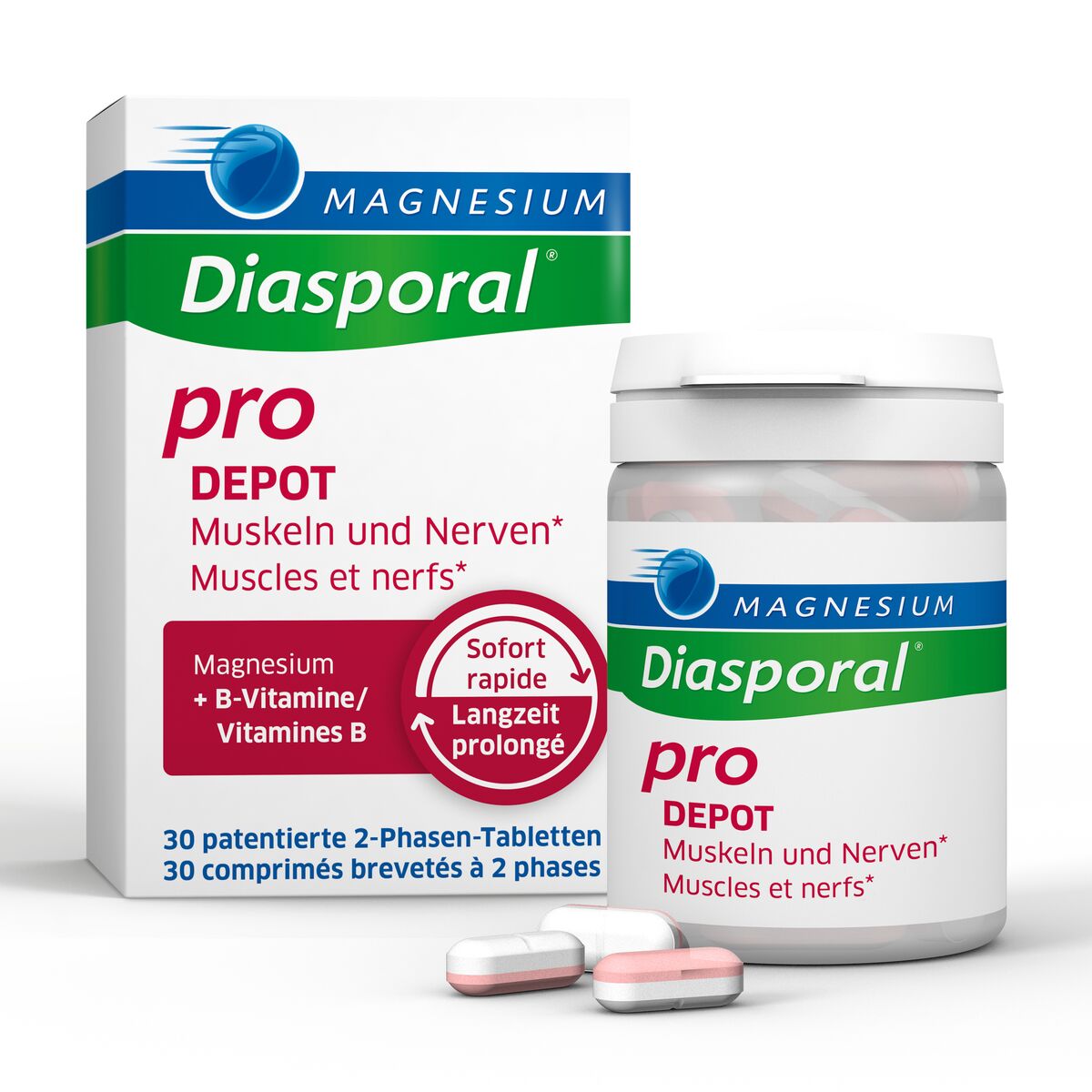 Magnesio Diasporal pro Depot Muscoli e Nervi Compresse 30 pezzi