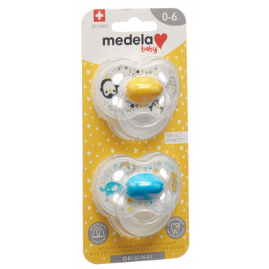 Medela Baby Nuggi Original 0-6 Giallo Blu 2 pezzi