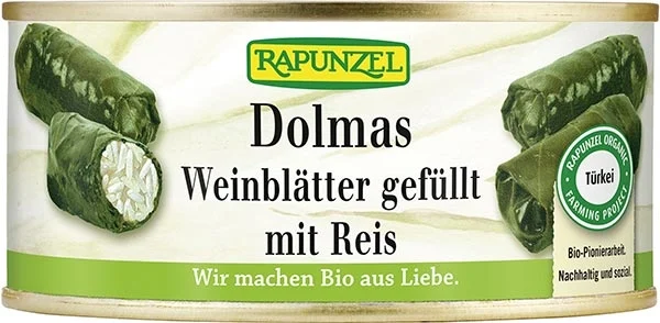 Rapunzel Dolmas foglie di vite ripiene di riso Ds 280g