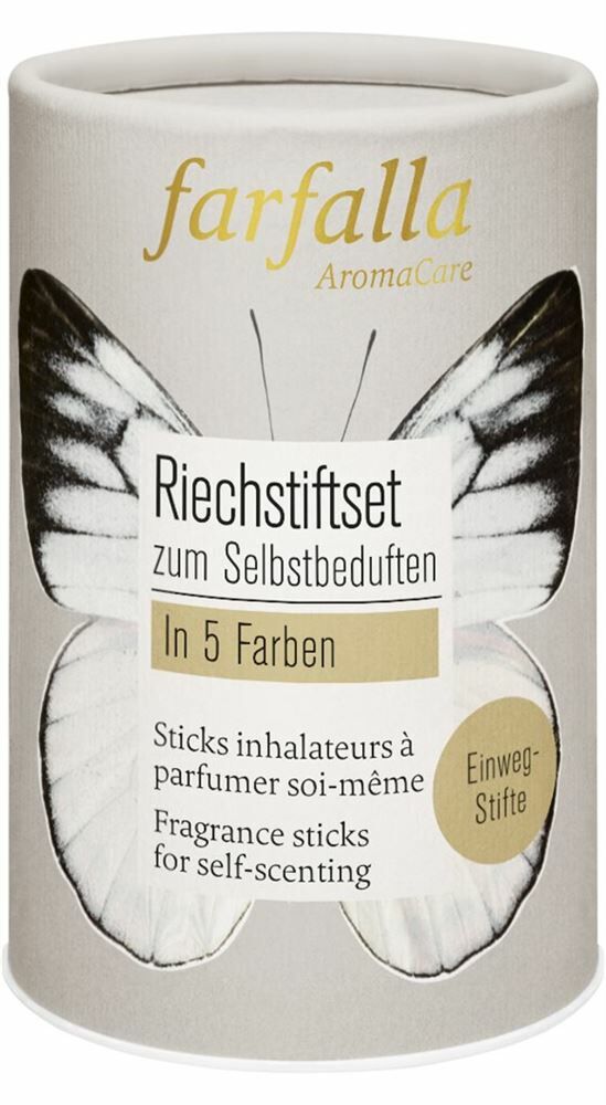 Set di bastoncini profumati FARFALLA in 5 colori