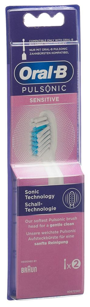 Spazzolini a clip Oral-B Pulsonic Sensitive 2 pezzi