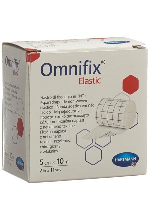 Omnifix, vello di fissaggio 5cmx10m elastico bianco
