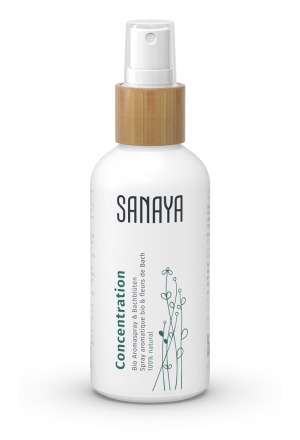 Sanaya Aroma e Fiori di Bach Spray Concentrazione Organica 100ml
