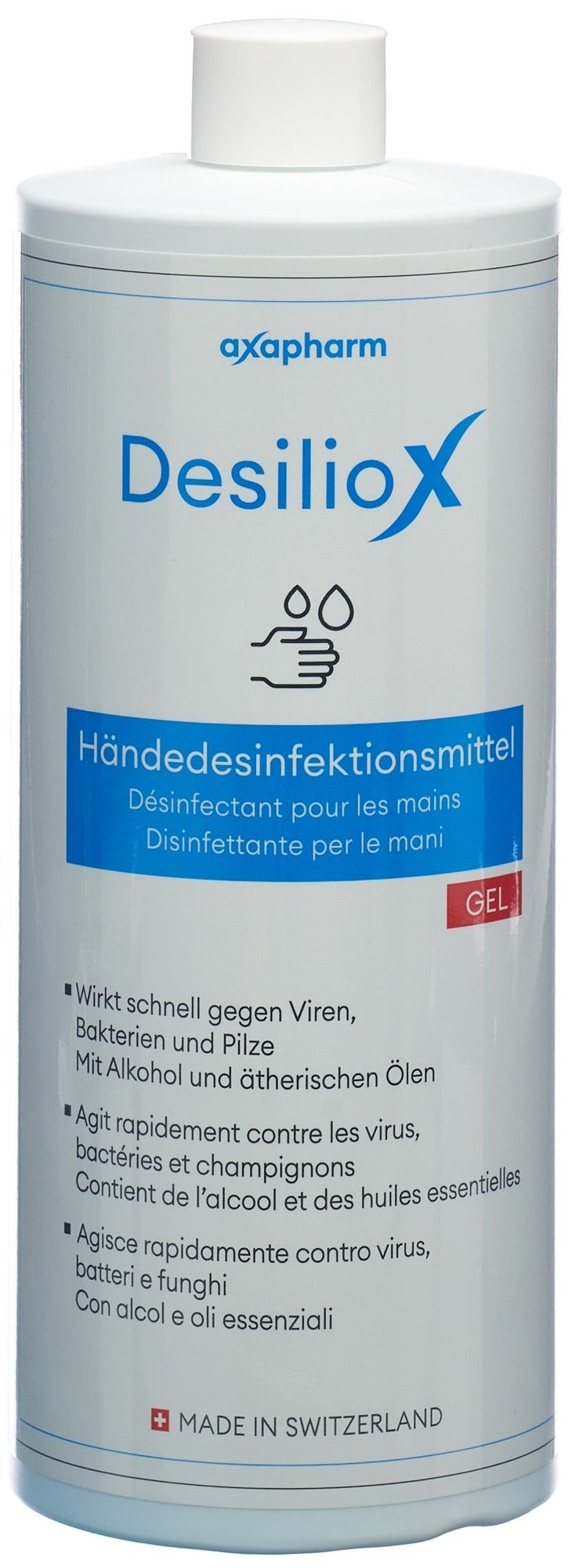 Desiliox gel igienizzante per mani Fl 1000ml