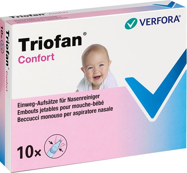 Triofan® Confort accessori per la pulizia nasale 10 pezzi