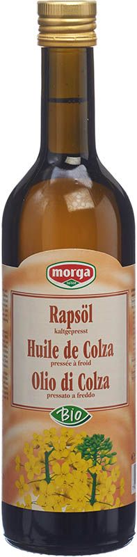 MORGA Olio di colza biologico spremuto a freddo 5dl