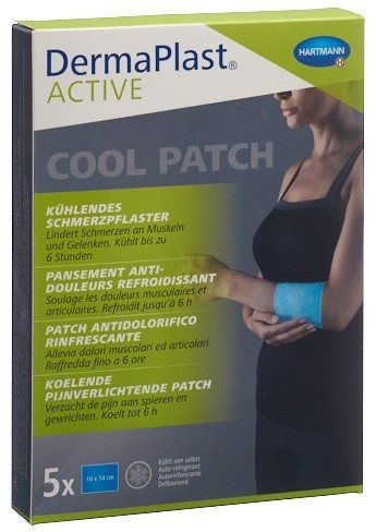 DERMAPLAST Active Cool Patch 10x14cm 5 pezzi