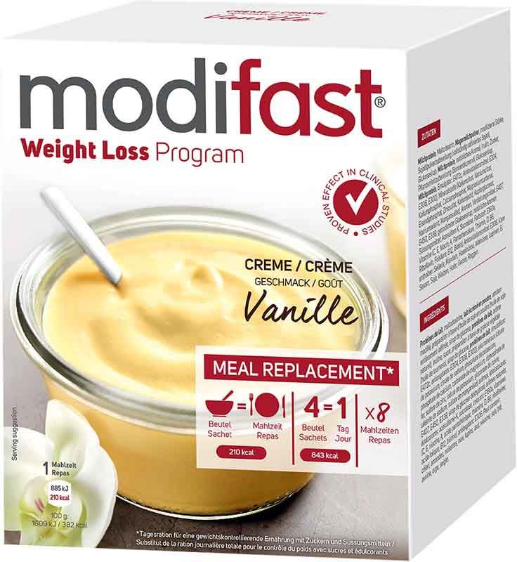 MODIFAST Crème Vanilla 8 x 55g