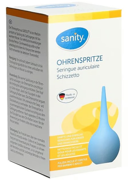 Siringa auricolare Sanity Gr9 135ml