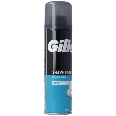 Gillette Schiuma da barba base sensibile 200 ml