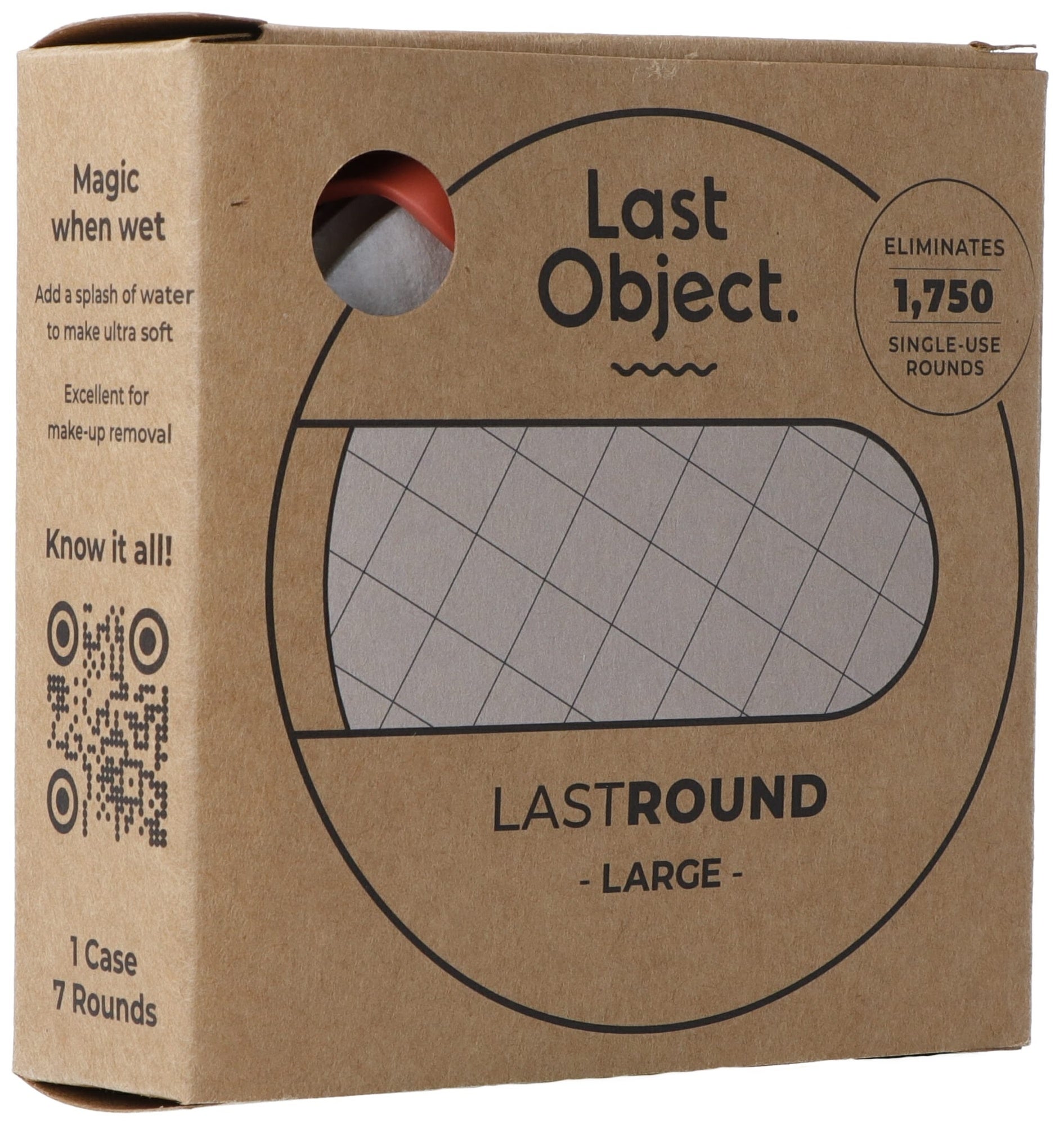 LastRound Tamponi di cotone riutilizzabili Peach wide