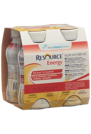 Resource Energy Vanilla 4 x 200 ml