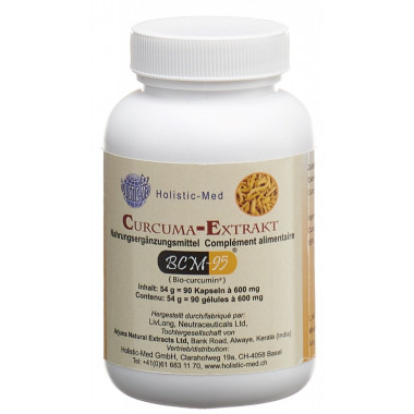 Estratto di Curcuma Holistic Med 500mg Capsule Vegi 90 Capsule