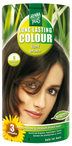 HENNA PLUS Colore a lunga durata 5 marrone chiaro