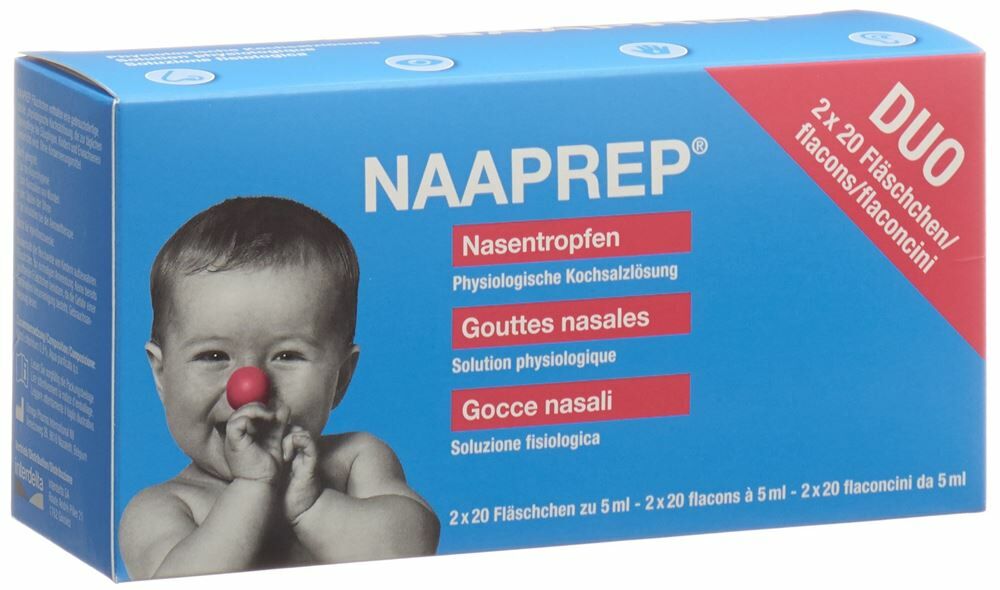 NAAPREP® Gocce Nasali Duo 2 x 20 pezzi